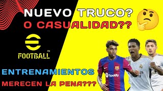 NUEVO TRUCO ?? ENTRENAMIENTOS Y REVIEW DE LAMINE BELLINGHAM Y VALVERDE SHOWTIME || EFOOTBALL 2024