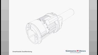 TUTORIAL SimonsVoss elektronische Schließanlagen: SmartHandle DM (Door Monitoring) Beschlag Montage