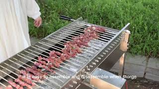 Stainless Steel Barbecue Machine BBQ furnace Outdoor Household Automatic Electric BBQ Grills