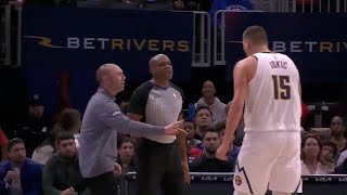 Nikola Jokic gets EJECTED for arguing a no call! NBA 2023-2024 Season