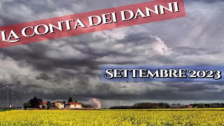 Danni maltempo in azienda - 80 mm di pioggia - Settembre 2023