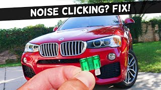 Why Noise Clicking Behind Dash  BMW X3 X4 2010 2011 2012 2013 2014 2015 2016 2017 2018