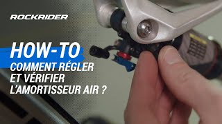 TUTO 🔧 Comment régler et vérifier l'amortisseur air ? - ROCKRIDER