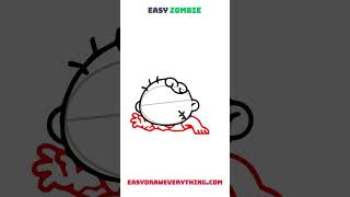 Easy zombie drawing for halloween #easytodraw #halloweendrawing #halloween2024