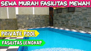 VILLA KAYU CISARUA BOGOR - VILLA MURAH DI PUNCAK PRIVATE POOL VIEW BAGUS