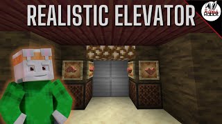 How to Make a Real Elevator in Minecraft! Easy to Build, Tutorial.