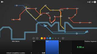 Mini Metro Speedrun | London Completion [9:12.630]