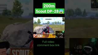 Scout DP-28😱#shorts #bgmi #pubgmobile #scout