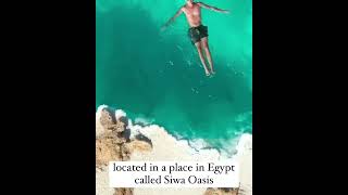 a salt #lake  in an Siwa #oasis ?🥽 #shorts #travelvlog #egypt