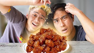 Making Sesame Chicken ONLY Speaking Chinese