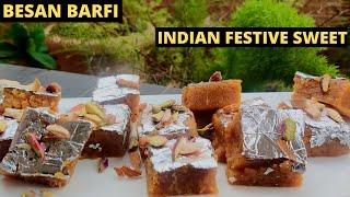 Besan Ka Barfi in Simple Steps | Besan Sweet Recipe | Indian Sweet Recipe