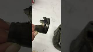 The piston was torn apart The piston from 125cc is jammed, major engine repair  #tuningparts #tuning