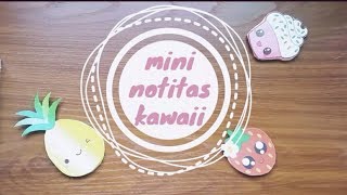 DIY MINI NOTAS KAWAII SUPER FÁCIL 🍓🍍 Reyna Mora 💜