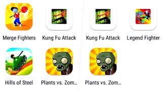 BEST SCARY GAMES Legend Fighter, Merge Fighter, Hills of Steel, Kung Fu Attack, Plants vs Zombie