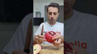 Fast way to clean a pomegranate #foodhacks