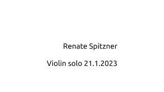 Violin solo 21.1.2023