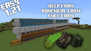 NEW SIMPLE 1.21 BONE MEAL FARM TUTORIAL in Minecraft Bedrock (MCPE/Xbox/PS/Switch/PC)