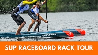 SUP Raceboard Rack Tour