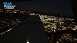 Night Flying in Microsoft Flight Sim 2020 with ATC on PIlotEdge