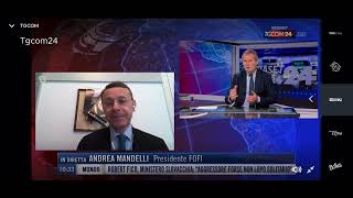 Intervista di Tgcom24 al Presidente FOFI Andrea Mandelli