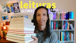 li 3182 páginas, últimas leituras: muitos livros cinco estrelas e favoritados!