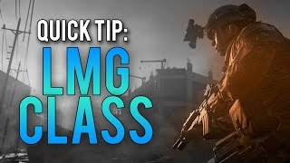 THE BEST LMG CLASS - Call of Duty Modern Warfare Remastered (QUICK TIP)