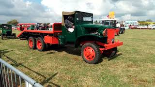 Haddenham steam rally  2022 parade of vintage commercial