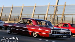 64 impala lowrider Dragging ass through brisbane tunnel, spot on performance