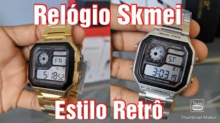 Relógio Skmei/Estilo Retrô!Muuuito Barato!Unboxing!!