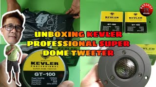 UNBOXING KEVLER PROFESSIONAL SUPER DOME TWEETER