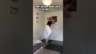 POV: You have Bruce Lee as an Idol…🔥🐉#shorts #martialarts