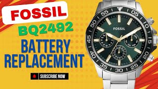 Fossil battery replacement | Fossil BQ2492 | Fossil watch