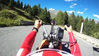 Zjazd handbike Sopur/Quickie z Passo Gavia - streszczenie (Alpy, ITA)