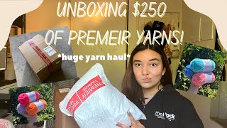 $250 haul from premier yarns! / unboxing, new projects, restocks and more!