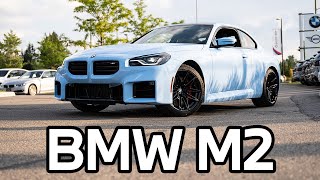 2024 BMW M2 Walk Around in Zandvoort Blue.