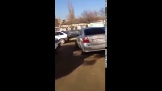 Пьяная женщина в Краснодаре протаранила 17 автомобилей! ВИДЕО!