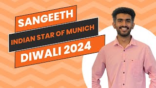 A mesmerizing singing performance by Sangeeth at the Indian Star of Munich, Diwali 2024!