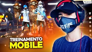 ⚡FREE FIRE AO VIVO! X1 DOS CRIAS E 4V4 ! TREINOZIN! LIVE FF⚡