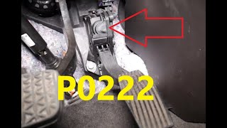 Causes and Fixes P0222 Code: Throttle / Pedal Position Sensor / Switch “B” Circuit Low