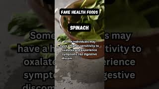 Joint pains - SPINACH - Fake Health Foods