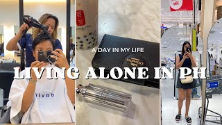 After work routine, my new haircut 💇‍♀️ | Living alone in the Philippines 🇵🇭🌱