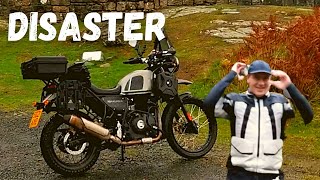 Moto Vlog Disaster - How Not To Moto Vlog on a Royal Enfield Himalayan - #shorts