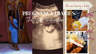 Pregnancy Diaries🤰🏽: 1st Trimester Symptoms|Haves And Not Haves|First Trimester Photo Dump 📸