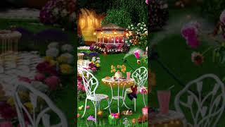 Easter Garden #shorts   1 min of cozy asmr ambience