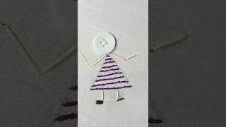 hand embroidery work|doll design |#embroidery #handembroidery #dolldesign #stitches #art #needlework