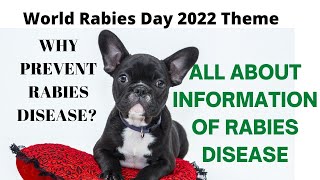 World Rabies Day | World Rabies day 2022 Theme | All About Information of Rabies Dis..#who , #rabies