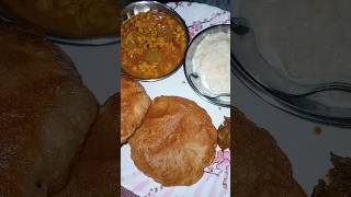 Puri Sabji kheer 🤤🤩#shortsfeed #youtubeshorts #shorts #viralvideo #shortvideo #food #foryou