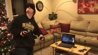 Matt’s first time playing VR