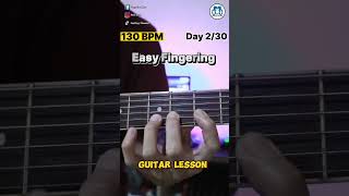 Fingering on Day 2/30 || guitar lesson #shorts