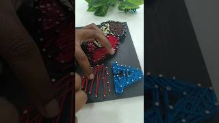 DIY String Art for beginners 💓💓 #art #satisfying #viral #diy #ytshorts #trending